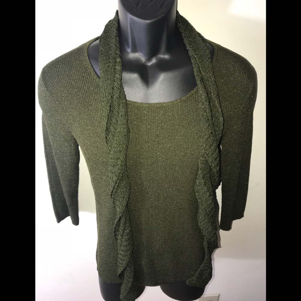 Coldwater Creek top green